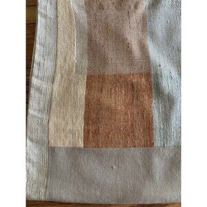 West Elm Woven Silk Patches Pillow Covers 20”x20” Celadon Multi Set Of 2